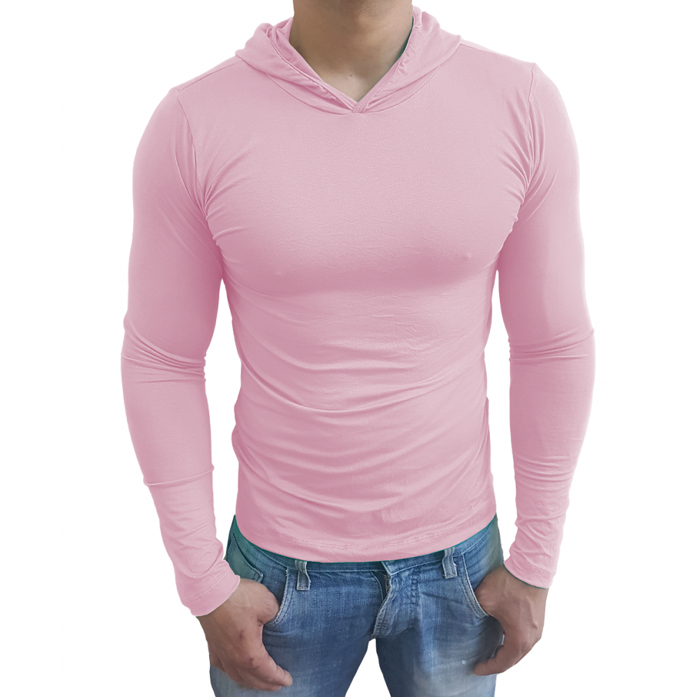 camisa com capuz masculina