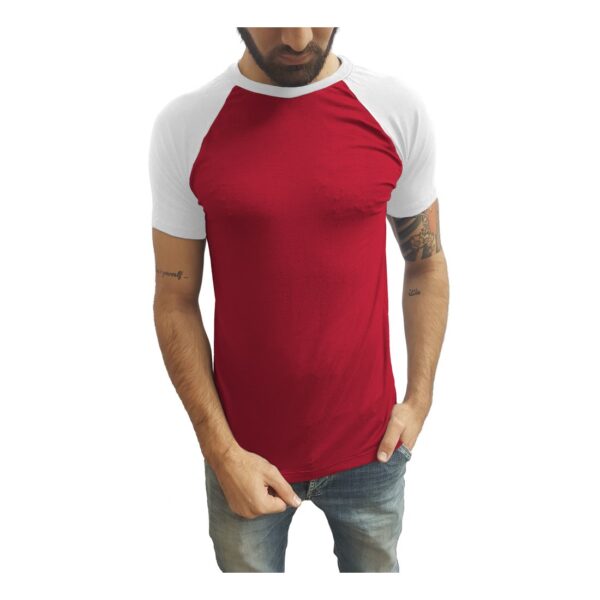 Camiseta Raglan manga curta